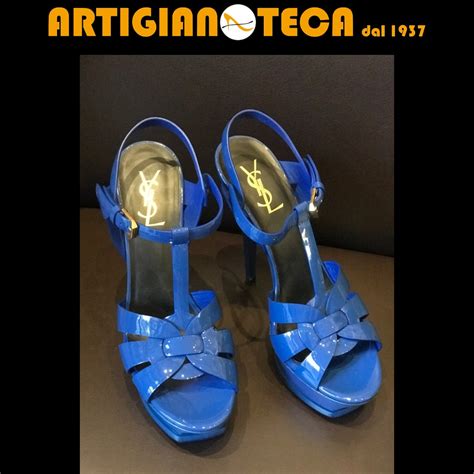 scarpe suola blu ysl